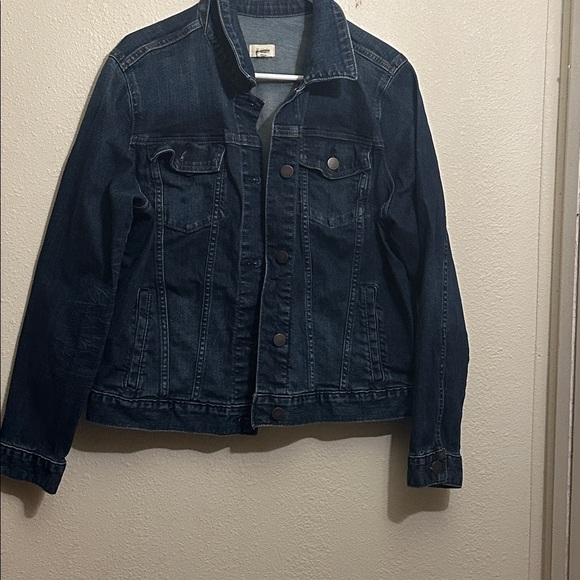 a.n.a women Dark Blue Denim Jacket - Picture 3 of 7